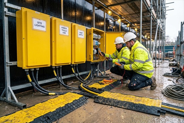 Temporary Power Distribution Planning on Construction Site